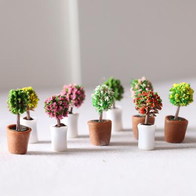 2 Stück kleine Puppenhaus-Ornamente, kreatives, einzigartiges Kindermodell-Spielzeug