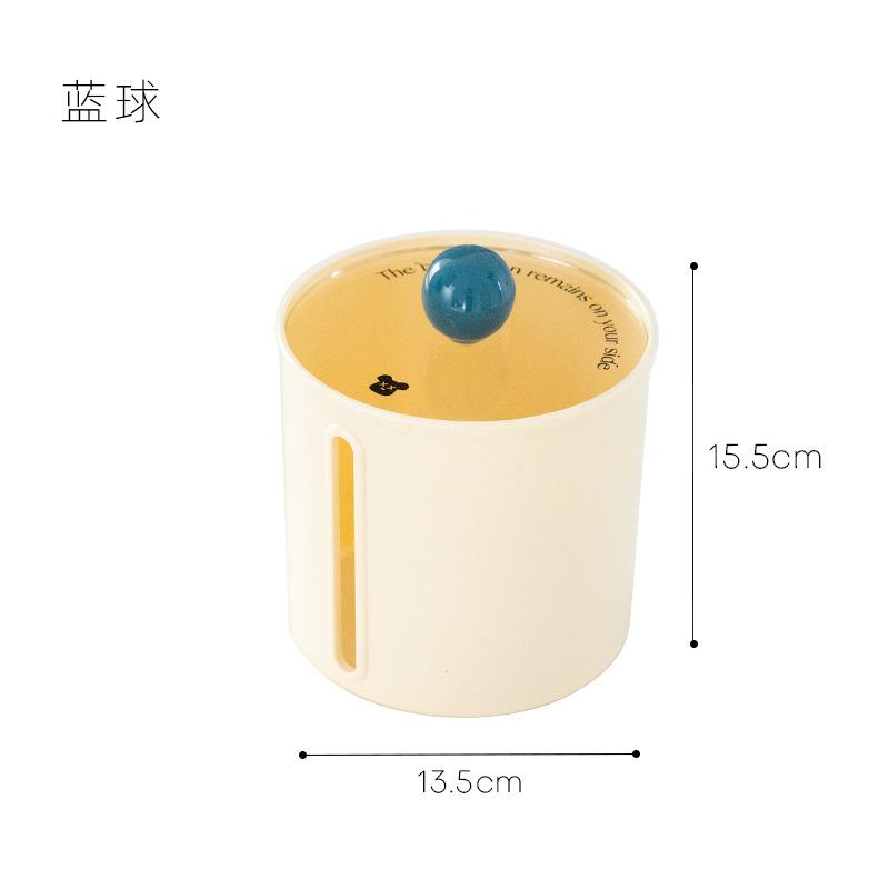 

Nordic Cream Colored Creative Side Tissue Box Desktop Napkin Storage Organization Storage Box