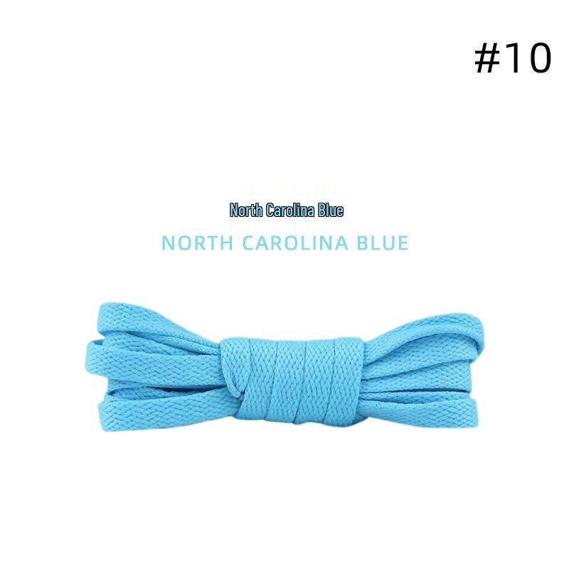 

Цветные плоские полиэстеровые шнурки 8 мм для кроссовок AJ и походной обуви (Пара) 90 cm