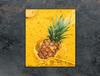 SZKLANA DESKA DO KROJENIA 45x52 ANANAS
