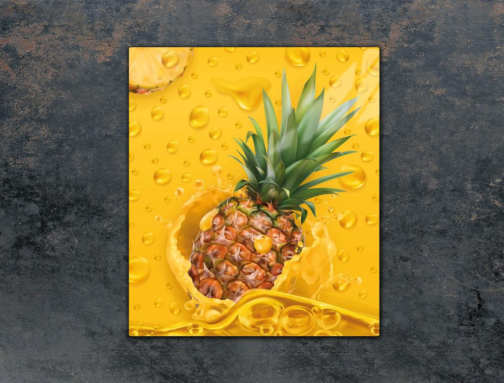 SZKLANA DESKA DO KROJENIA 45x52 ANANAS
