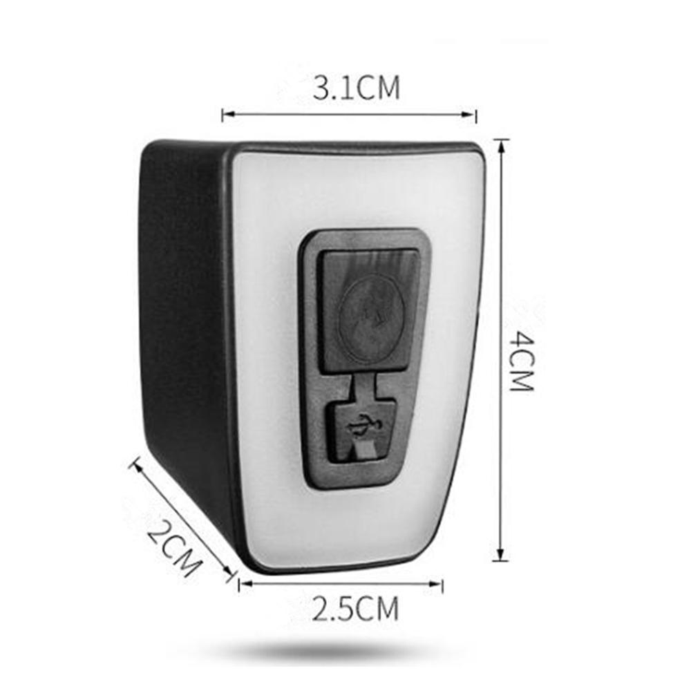 Bike Rear Light Rechargeable Waterproof Night Warn Hemlet Taillight
