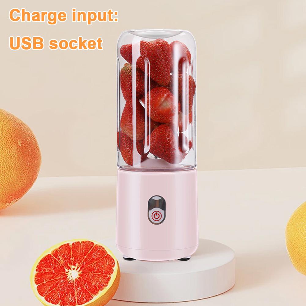 Přenosný mixér 500ml s USB napájením, mini mixér na šťávy, 120W, odšťavňovač na ovocné koktejly, automatický malý elektrický odšťavňovač
