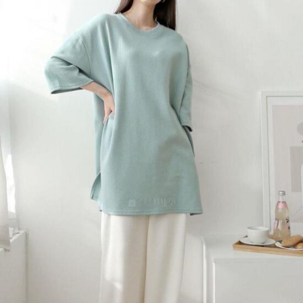New ArrivalS Open Run Women S overSized ShorT Sleeve Long T ShirT Plain