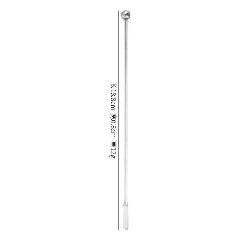 Stainless Steel Spoon Long Handle Cocktail Stirrer Bartender Mixing Stick Spoon for Whisky Bar Kitchen Drinks Barman Accessories