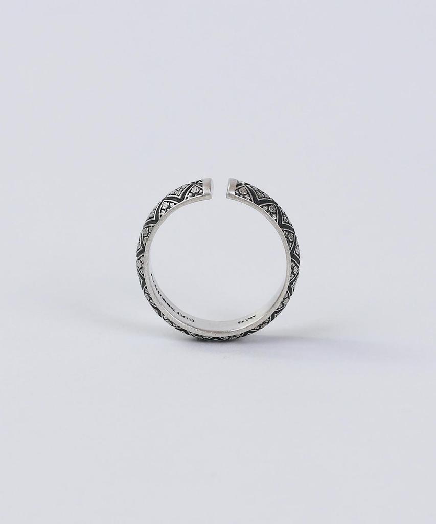 Address669 Floral Column Ring#2