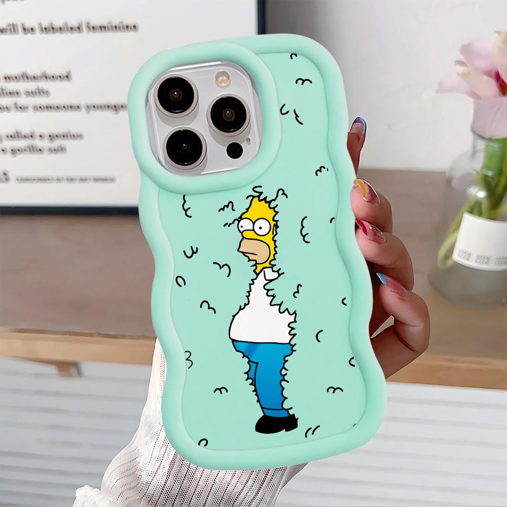

The S-simpsons Cute Case for iPhone 16 Pro Max 15 Plus 14 13 17 Air Soft Phone Cover iPhone 16