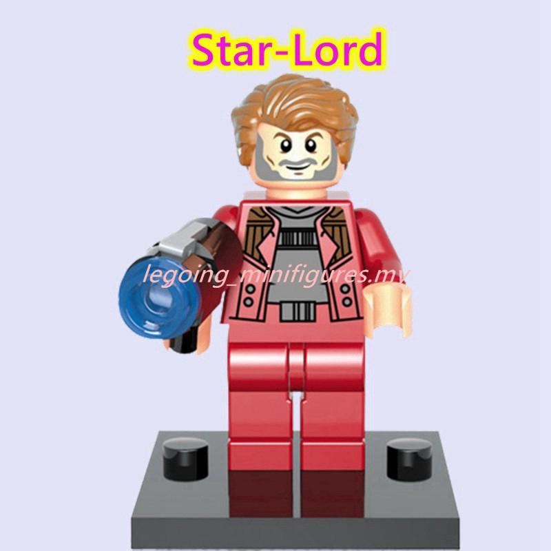 Kompatibel mit Minifiguren Star-Lord Marvel Avengers Endgame Bausteine Spielzeug für Kinder