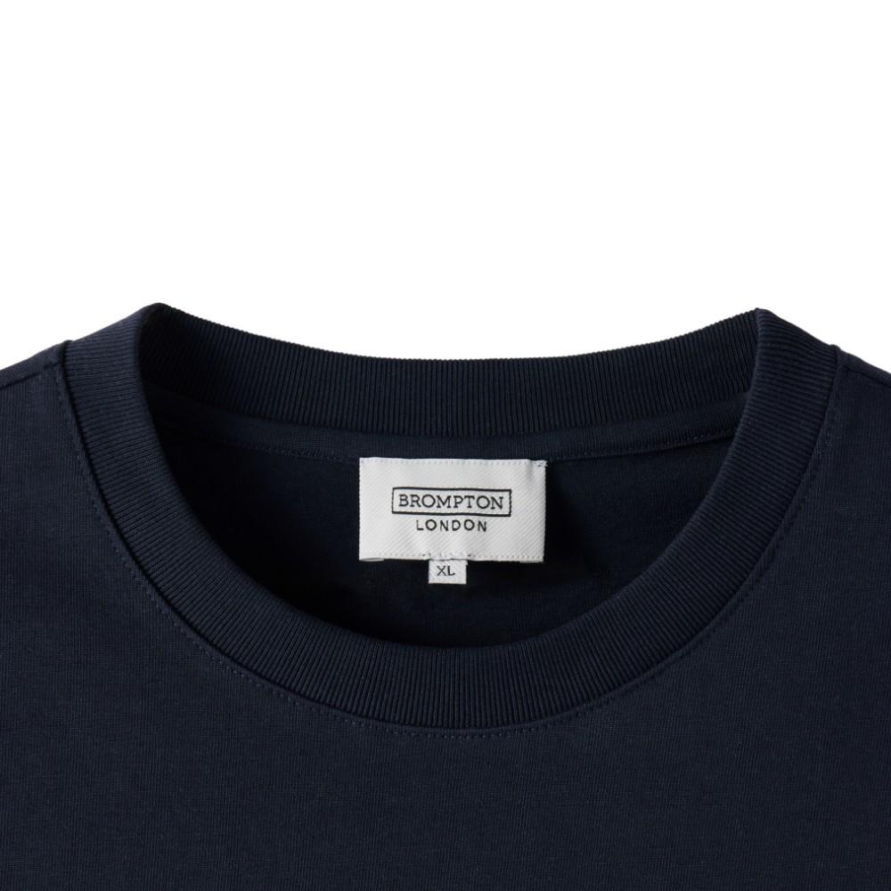 BROMPTON LONDON Junction Graphic Half Sleeve T-Shirt - Navy (P252Uts434)