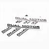 ABS Dual Motor Schriftzug Heckklappe Kofferraum Logo Emblem Plakette Auto Aufkleber Decal Für Model 3 Model X Model S Y