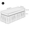 Rectangle Stool Covers Long Bench Seat Furniture Protector Removable Elastic Chair for Living Room Hotel