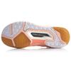 Li Ning Quick Start Saga 2020 Cushioning Slip Resistant Abrasion Resistant Low top Badminton Shoes Women's Orange Pink AYAQ008-2
