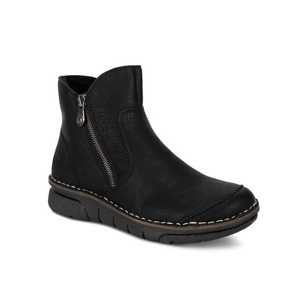 Rieker 73357-00 Ankle Boots, Black