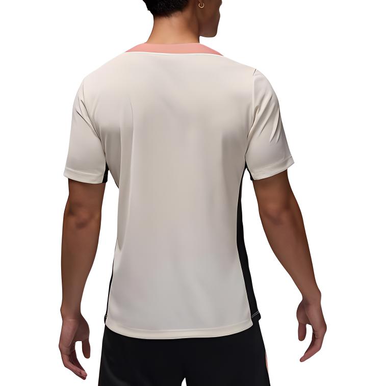 Jordan Maglia da Calcio PSG Dri FIT Uomo Avorio Chiaro/Rosa Ruggine/Nero FQ2612-111
