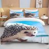 Animal Cute Hedgehog Bedding Set Queen Cute Clothes Comforter/Duvet Covers And Pillowcase For Adults Boys Quilt Cover
