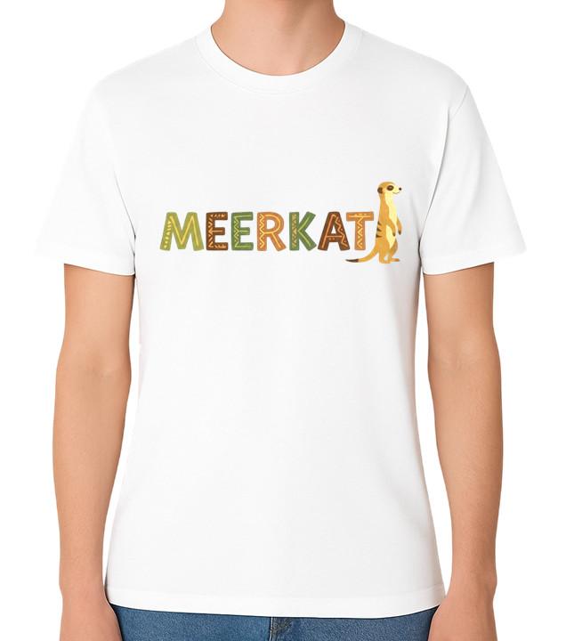 Meerkat Animal T-Shirt Cute Wildlife Top Graphic Unisex Tee S
