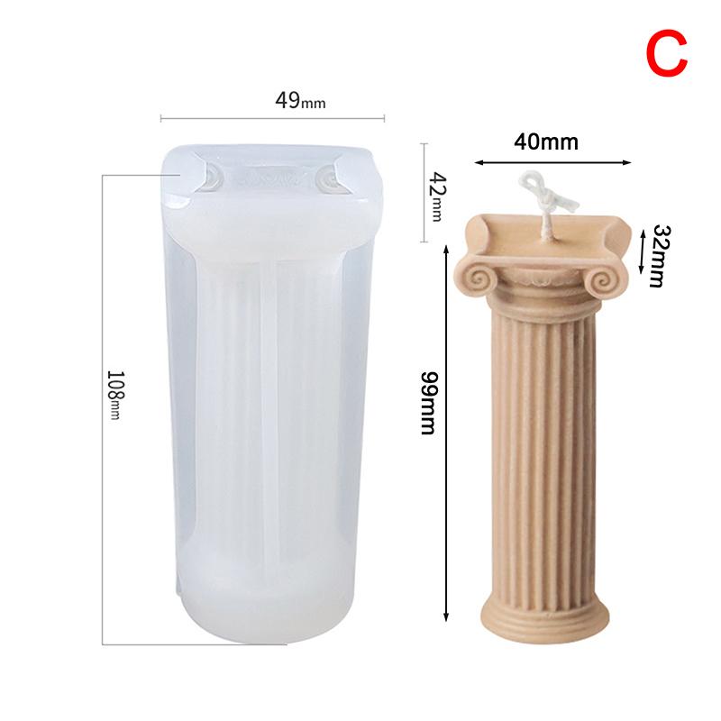 Roma Sütunu Silikon Mum Kalıp Diy İnsan Vücudu Kalıp Heykel El Sanatları Hediyeler