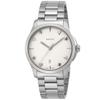 YA1264028 Silver Watch with White Stainless Sapphire and Quartz Swiss Made G-TIMELESS Women's Dial, Steel, Crystal, Movement, 38mm,