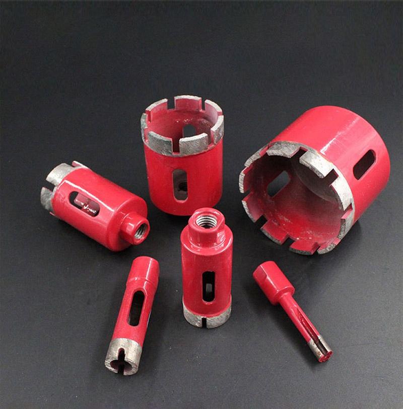 Vacuum Diamond Brazed Drilling Core Bits Diamond Height Hole Saw Drill Bits