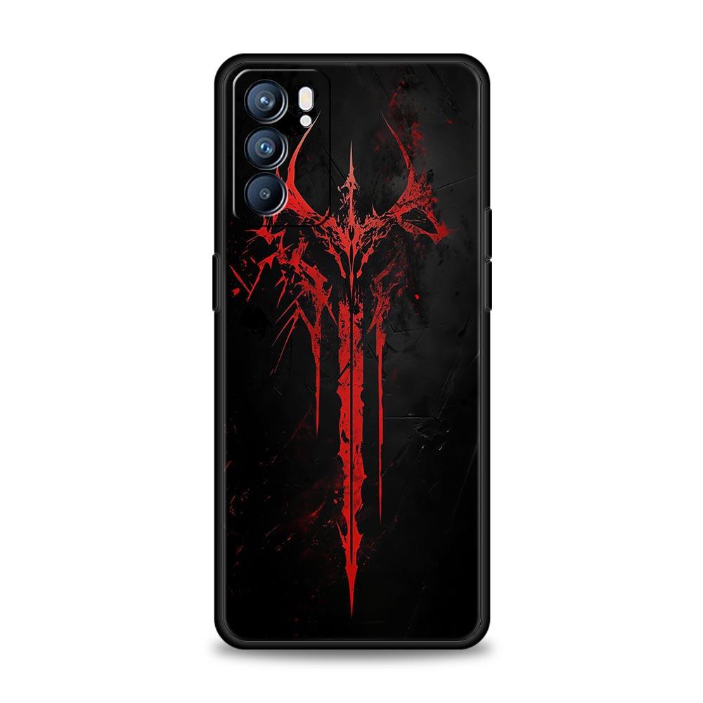 The Sword Creative Pattern Phone Case For Oppo Reno 13 12 11 10 7 F Find X5 X6 A98 A80 A79 A78 A57 A54 A31 A17 Pro 5G Soft TPU