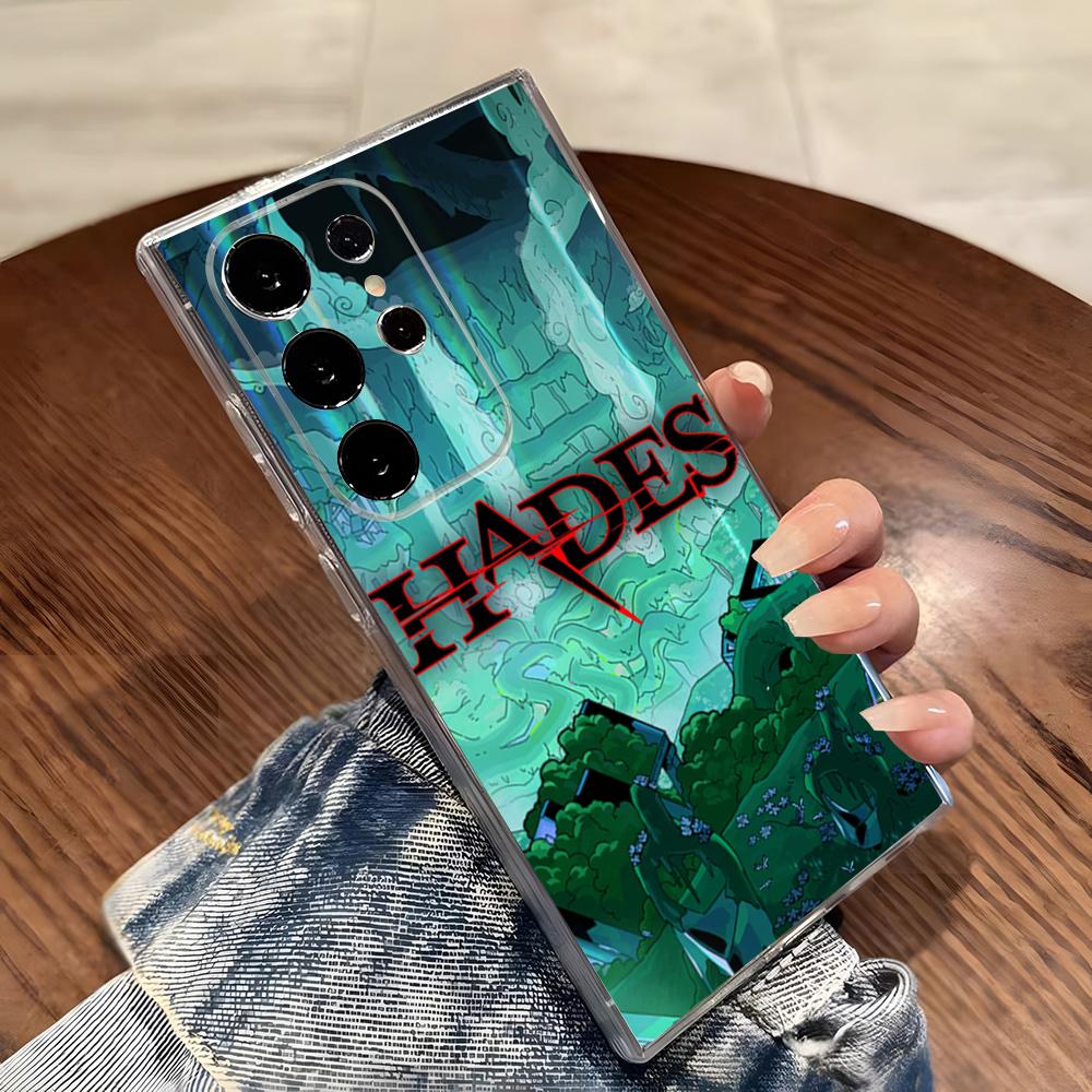 H-Hades 2 Phone Case For Samsung S26 S25 S24 Ultra S23 Fe S22 S20 S21 Plus Plus 5G Fe Transparent Cover