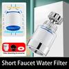 1-15PCS Kitchen Faucet Filter Extender Water Extender Household Bathroom Universal Foaming Showerhead Water Filter Splash Head