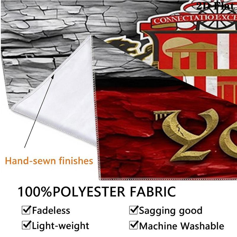 Sunderland A.F Custom Name Wall Tapestry Aesthetic Wall Hanging Printed Fabric Blanket Decorative Tapestries for Bedroom Living Room Home Decor