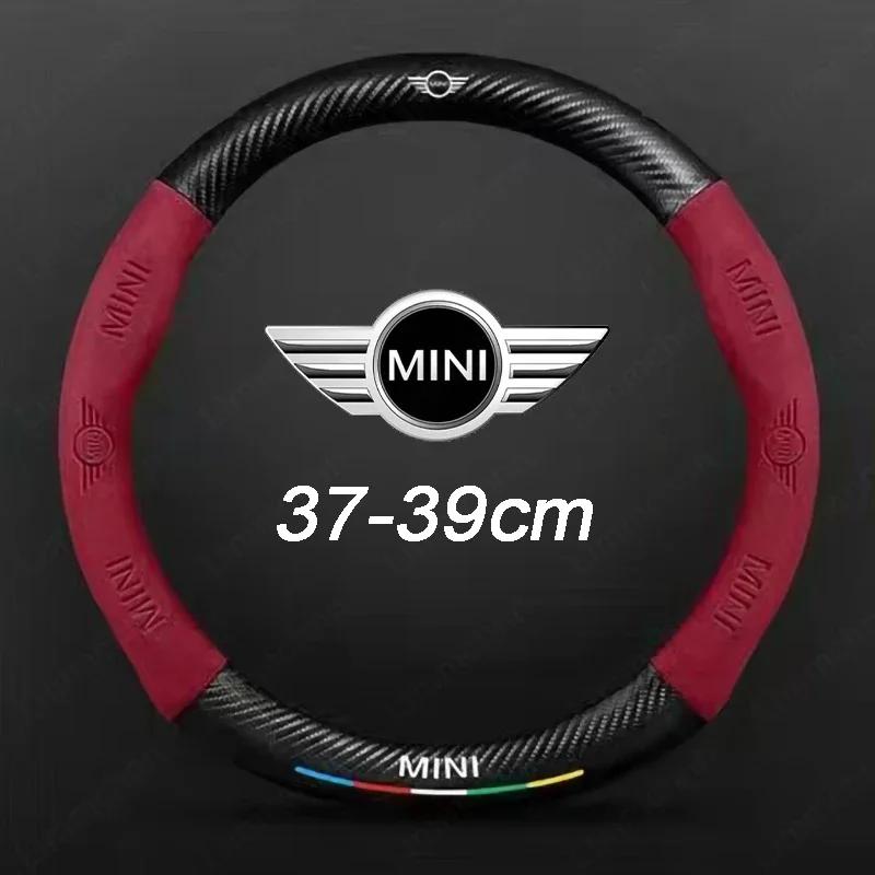 Car Steering Wheel Cover For Mini Cooper R50 R52 R53 R55 R56 F54 F55 F56 F60 R61 JCW