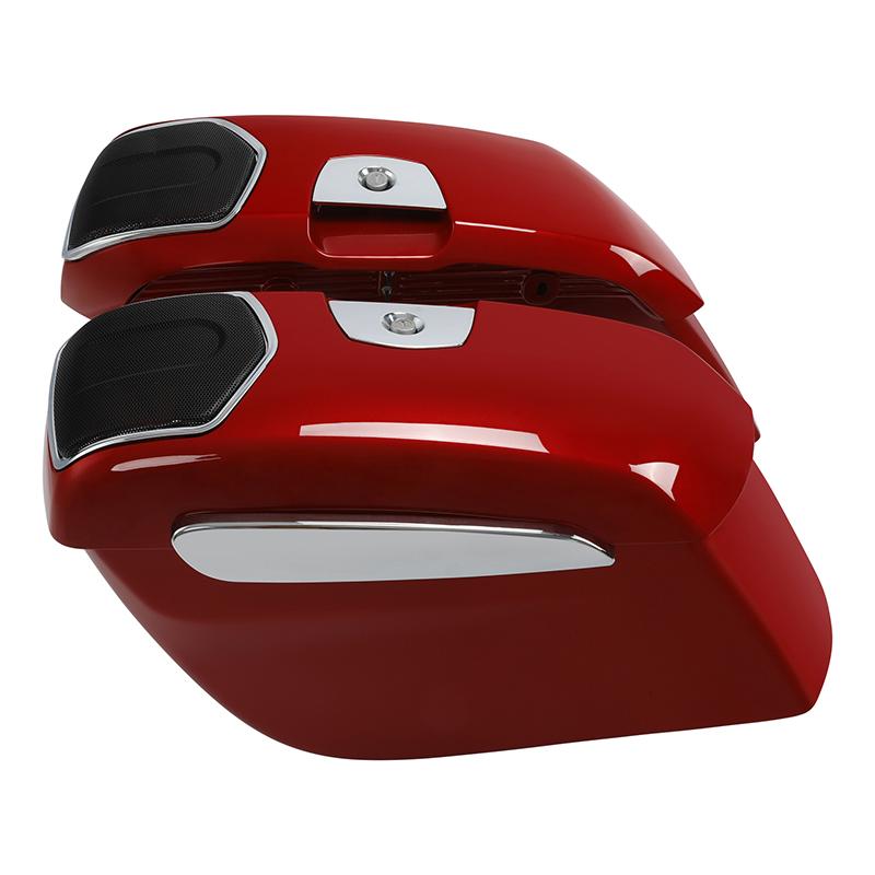 Motorcycle Saddlebags Speaker Cutout For Indian Chieftain Dark Horse 2019-2023 Challenger 2020-2024 Chieftain 2019-2024