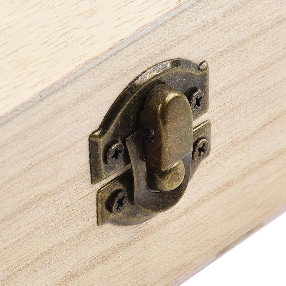 20*10*6cm Storage Box Metal Retro Buckle Rectangular