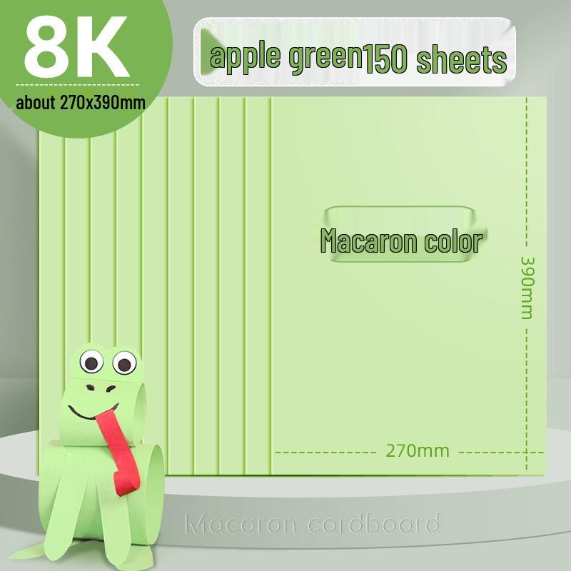 Macaron barevný karton A3/A4 4K/8K Origami papír pro studenty a pop-up knihy