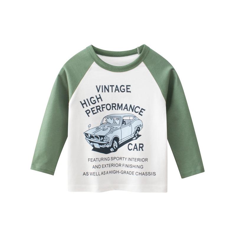 27kids New Autumn Korean-Style Long Sleeve T-Shirt for Children