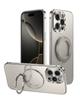 The new metal magnetic 360 rotating bracket is suitable for Apple 16Promax mobile phone case iPhone16Pro.