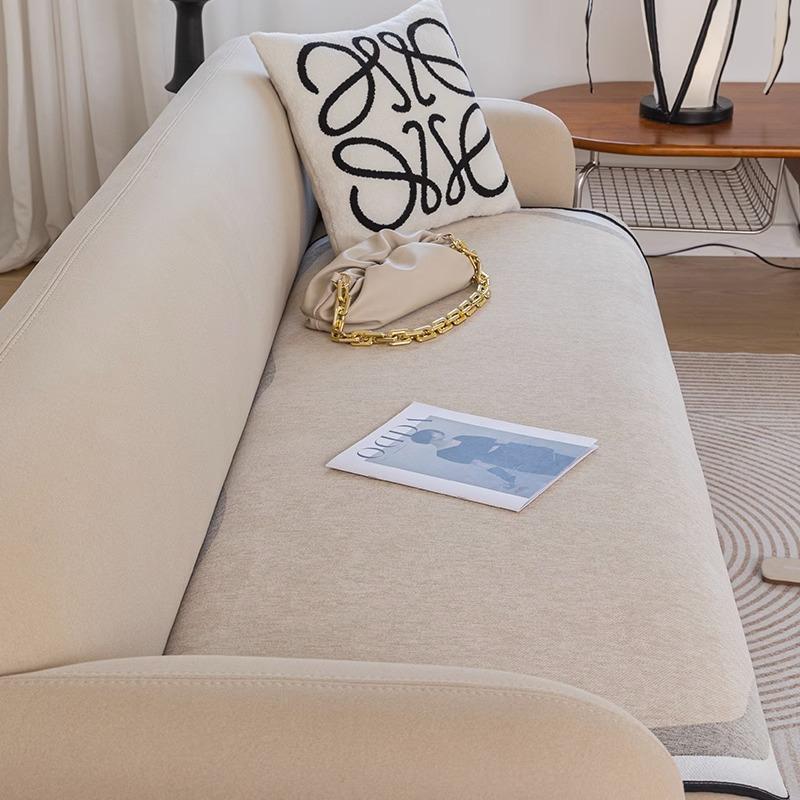 Chenier Irregular Sofa Cushion Universal In All Seasons, Special-Shaped Non-Slip Seat Cushion, Simple And Advanced Sofa Cover Cushion