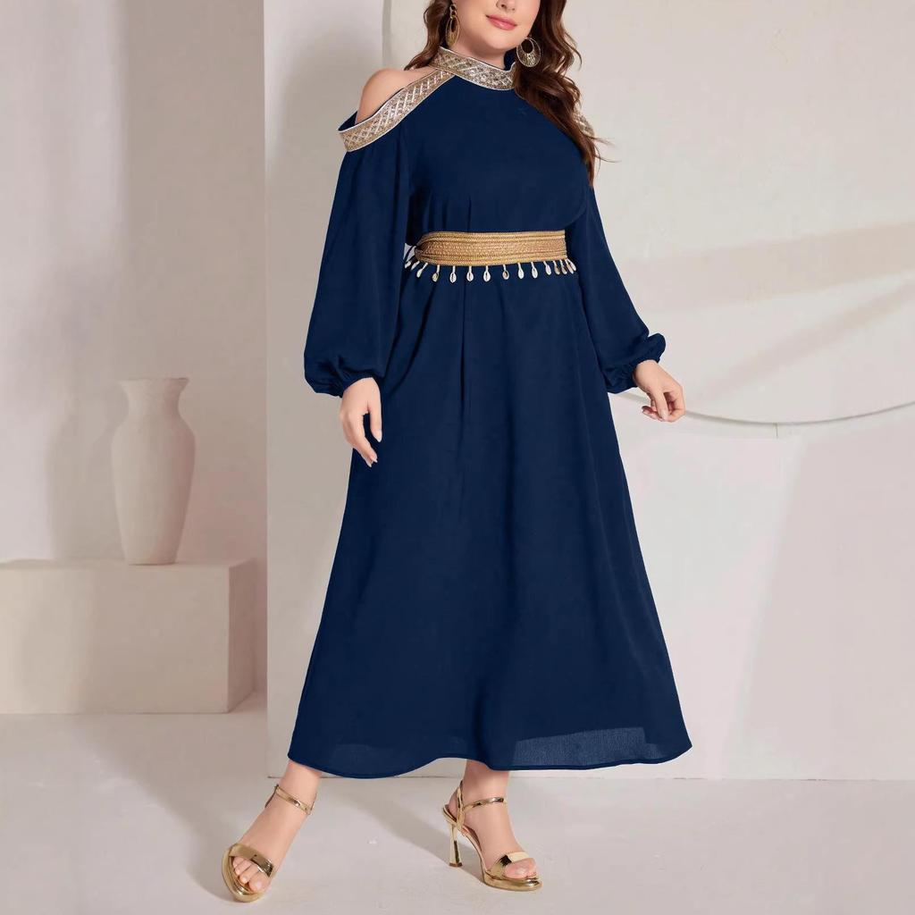 Cross-Border Plus Size Casual Women's Dress - Spring/Autumn Collection