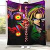 Retro Z-Zelda Cartoon Link Spiele Flanelldecke, Ultra Weiche Warme Plüschdecke für Zuhause Schlafzimmer Bett Sofa Abdeckung Camping Picknick Kind