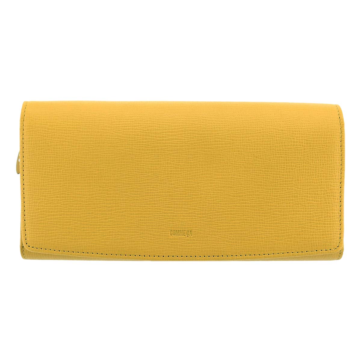 

Sully Long Wallet 74691 Sully Cowhide Genuine Leather Wallet Cover Zipper Coin Purse Long Wallet Large Capacity Yellow [COMSA] Women s [60]