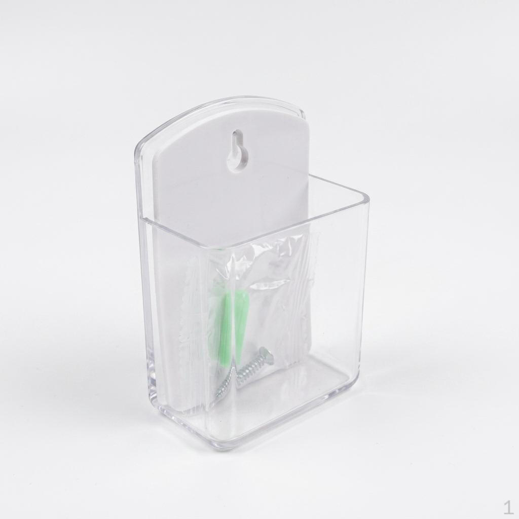 Nordic Style WallMounted Remote Control Holder NoDrill Storage Box for Air Conditioner Living