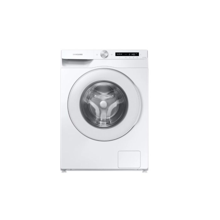 SAMSUNG WW12T504DTW Front Loading Washing Machine - 12 Kg - 1400 Rpm - EcoBubble - Steam Hygiene - Class A - White
