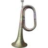 Retro Vintage Brass Trumpet, 12.60inch Solid Copper and Brass Bugle, Cavalry Trumpet for Orchestra Band