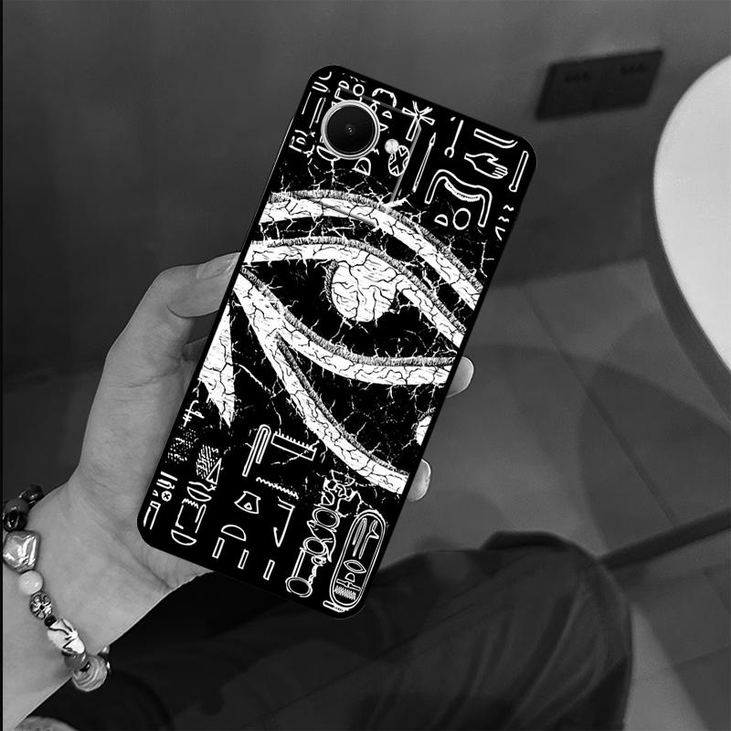 Egyptian Eye of Horus Art Case For Realme C65 C67 C61 C53 C55 C51 C25 C63 C71 C75 GT6 GT7 Pro 11 12 13 14 15 Pro Plus