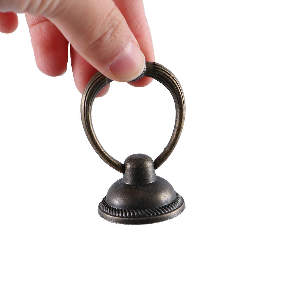 Hardware Pulls Handles Cupboard Doll House Cabinet Knobs Furniture Handles Ring Handles Drawer Pull