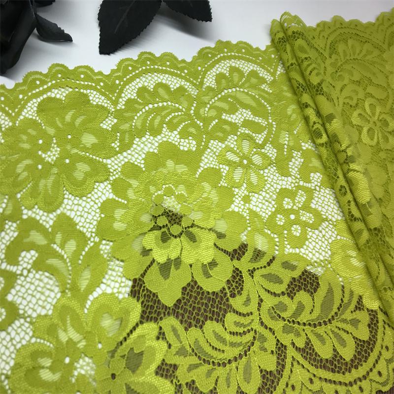 22cm wide Elastic Lace, Stretch Sewing Lace Fabric for Lingerie, Bra, Underwear, Garment, Crafting