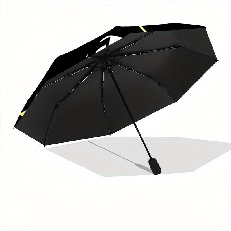 KISS Faces Automatic Folding Windproof Umbrella with Sturdy Iron Frame, Portable Compact Travel Umbrella All-Season Use Parties008