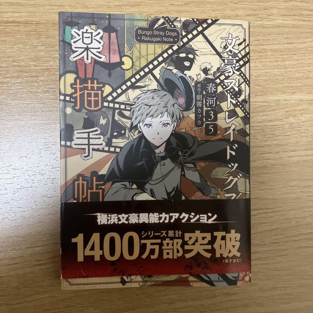 [USED] Bungo Stray Dogs manga, art book, and novels all bundled together with a bookmark!