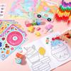 BenLouis 168Pcs Candyland Party Favors Ice Cream Donut Coloring Book Crayon Stickers Set Bulk for Kids Cupcake Lollipop Sweet Treats Birthday Gift