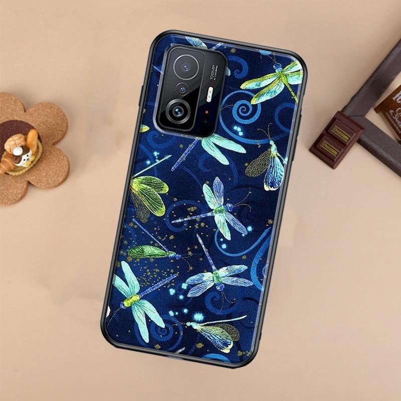 Dragonfly Animal Art For POCO X5 X4 X3 F5 Pro M4 M5s F3 F4 GT C40 Phone Case For Xiaomi 12T 11T 13 Pro 12 Lite