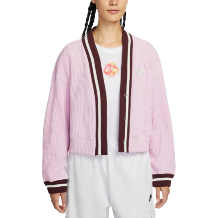 

Nike Спортивная куртка с V-образным вырезом, повседневная, с длинным рукавом, женская куртка IM7468-623 XS