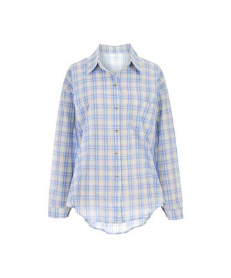 PAIGEFLYNN Plaid Check Shirt_P6Ash021C