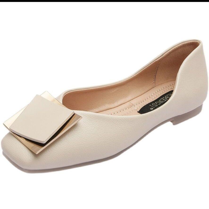 Flat-bottomed French small fragrant single shoes women's shoes 2025 new spring and autumn soft-soled comfortable Doudou shoes gentle evening shoes